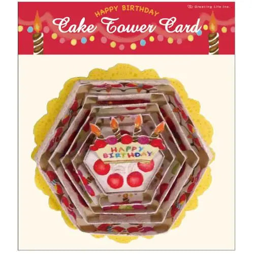 Cake Tower | Birthday Pop-Up Card