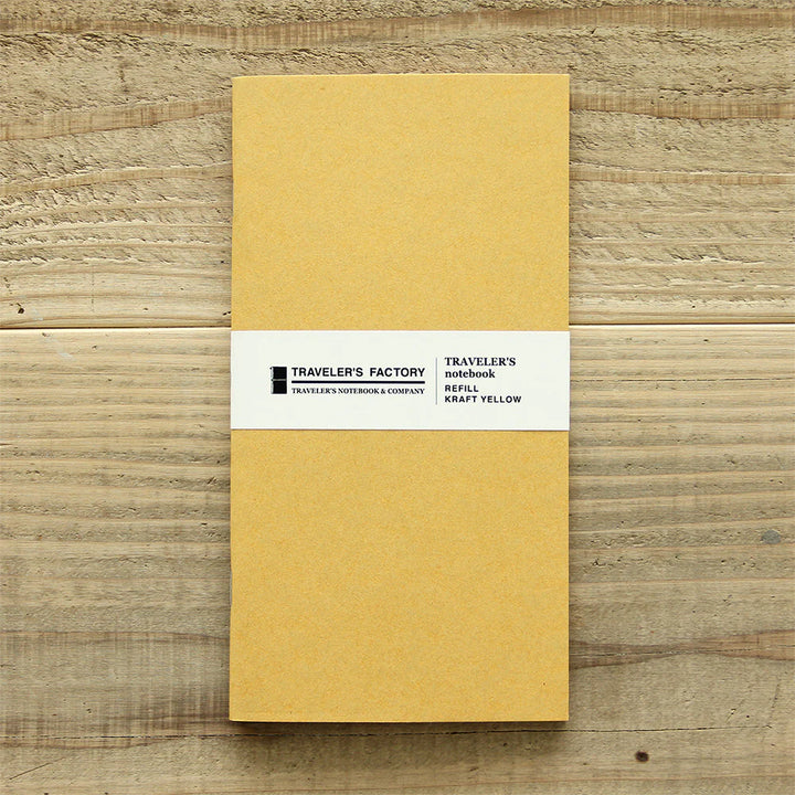 TRAVELER'S FACTORY Original Refill Kraft Yellow | Regular Size