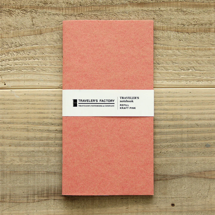 TRAVELER'S FACTORY Original Refill Kraft Pink | Regular Size