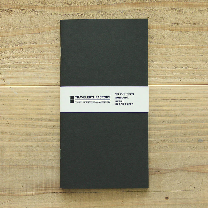 TRAVELER'S FACTORY Original Refill Kraft Black | Regular Size