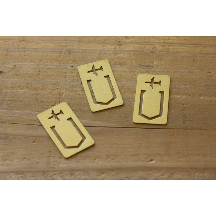 TRAVELER'S FACTORY Brass Clip Airplane