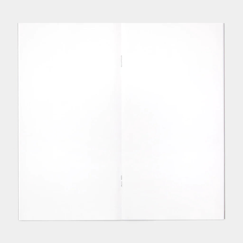 TRAVELER'S FACTORY Short Trip Notebook | White Paper | Regular Size