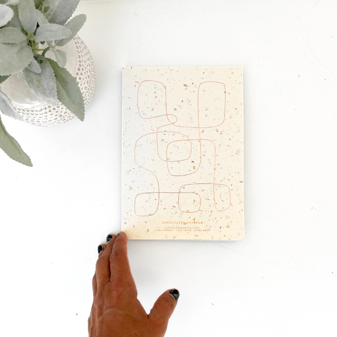 Recycled Coffee Bean Grounds Paper Notepad