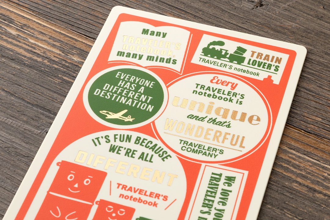 TRAVELER'S notebook Plastic Sheet | Passport Size | 2027 Edition