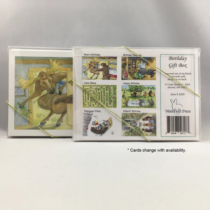 Birthday Greeting Cards | 6 Card Set