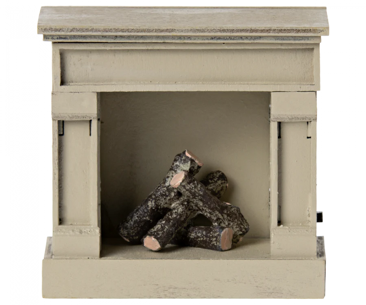Miniature Fireplace | Off-White