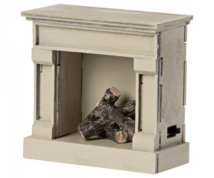 Miniature Fireplace | Off-White