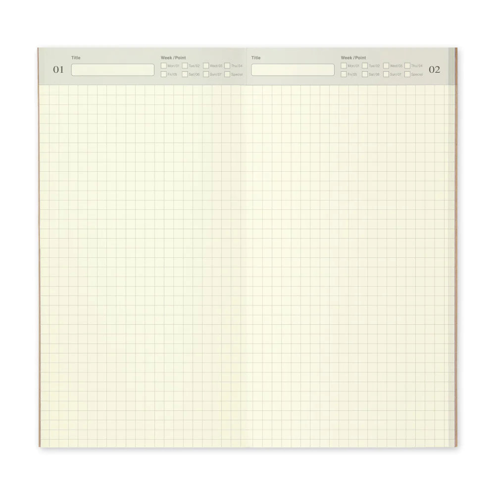 TRAVELER'S notebook 005 Free Diary Daily Planner | Regular Size