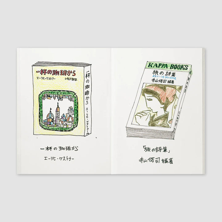 TRAVELER'S notebook 008 Sketch Paper Notebook | Passport Size