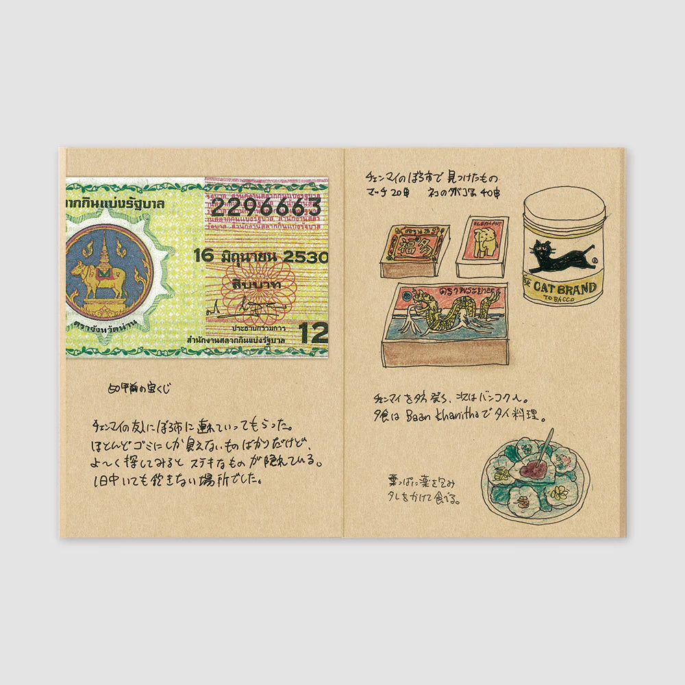 TRAVELER'S notebook 009 Kraft Paper Notebook | Passport Size