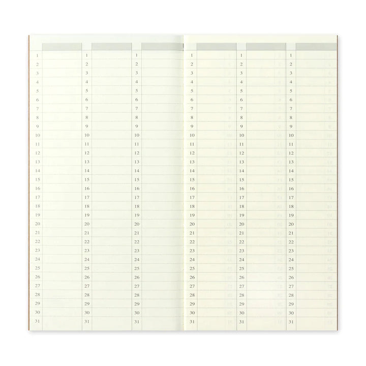 TRAVELER'S notebook 018 Free Diary Weekly Vertical Planner | Regular Size