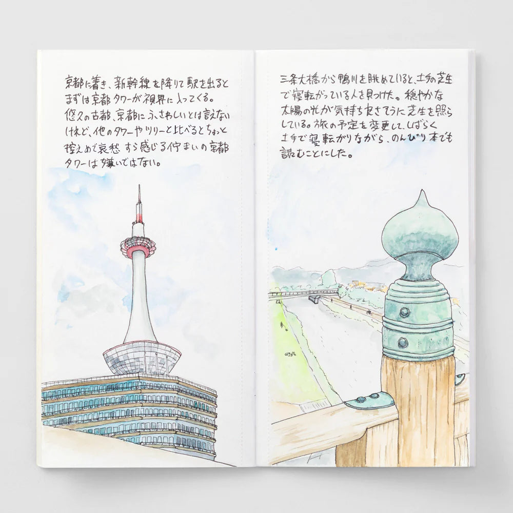 TRAVELER'S notebook 027 Watercolor Paper Notebook | Regular Size