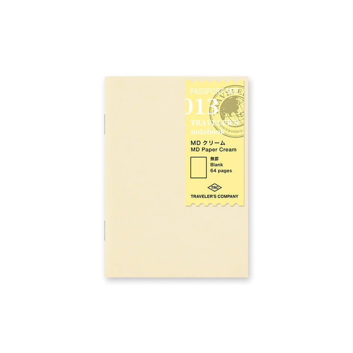 TRAVELER'S notebook 013 MD Paper Cream | Passport Size