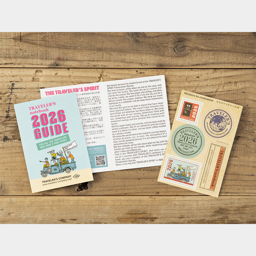 2026 Second Half Traveler's Weekly Planner | Passport Size | July - December