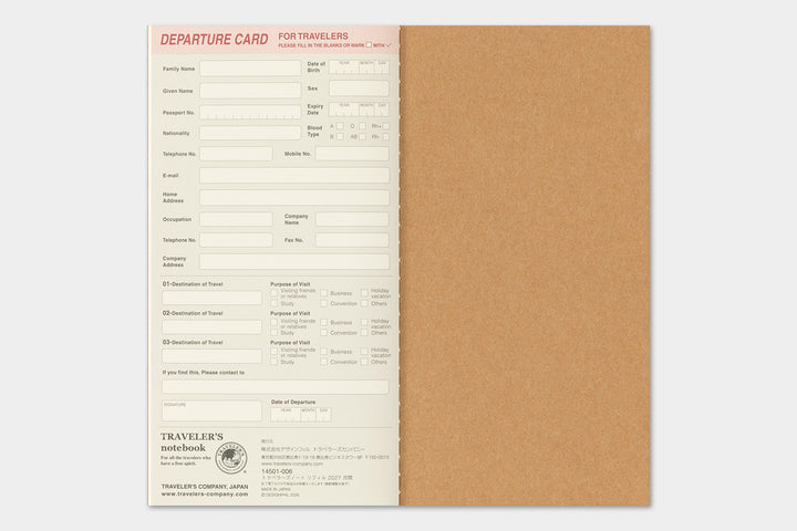 2027 Traveler's Monthly Planner | Regular Size
