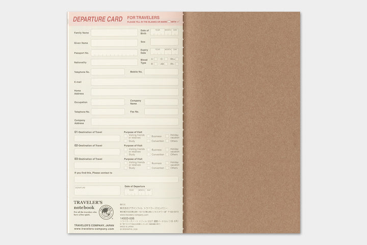 2027 Traveler's Weekly Vertical Planner | Regular Size