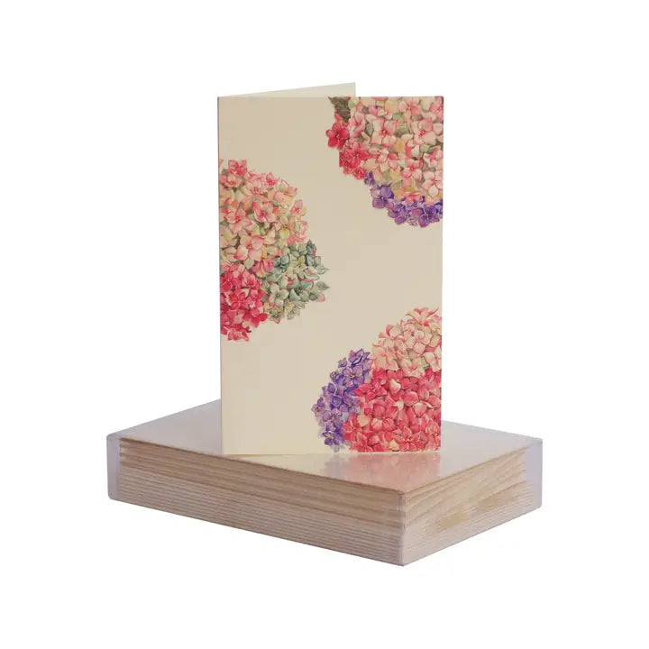 Hydrangea Pattern Mini Card | Set of 8