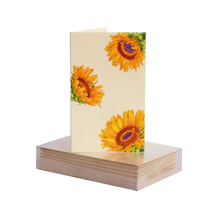 Sunflower Pattern Mini Card | Set of 8