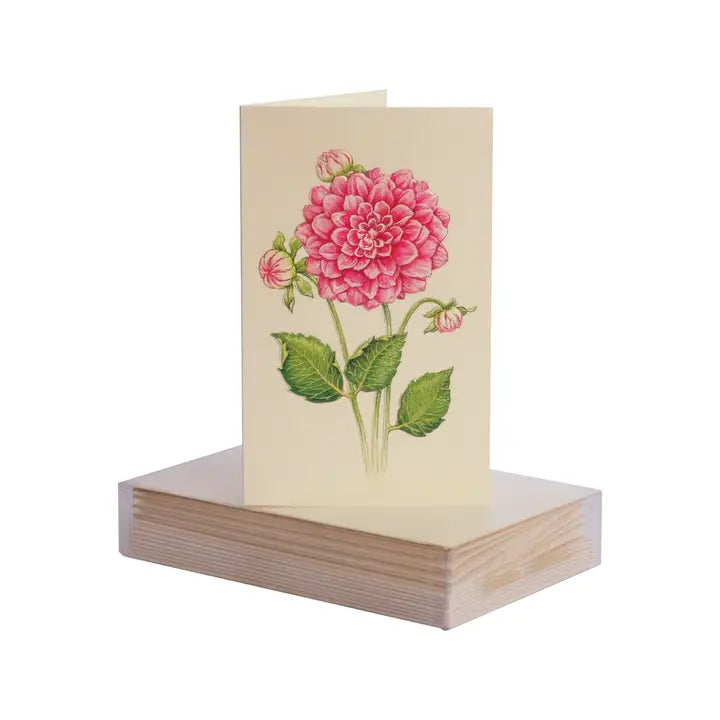 Dahlia Bloom Mini Card | Set of 8