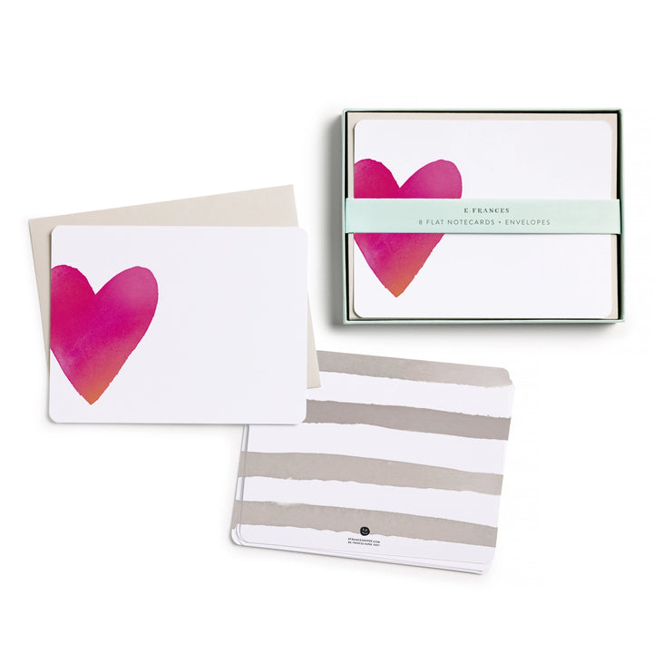 Big Heart | 8 Flat Card Set