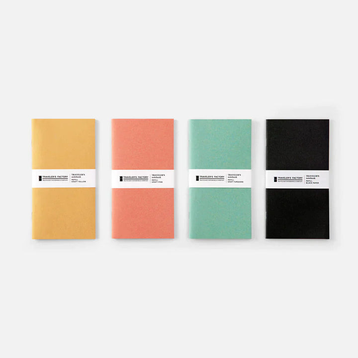 TRAVELER'S FACTORY Original Refill Kraft Black | Regular Size