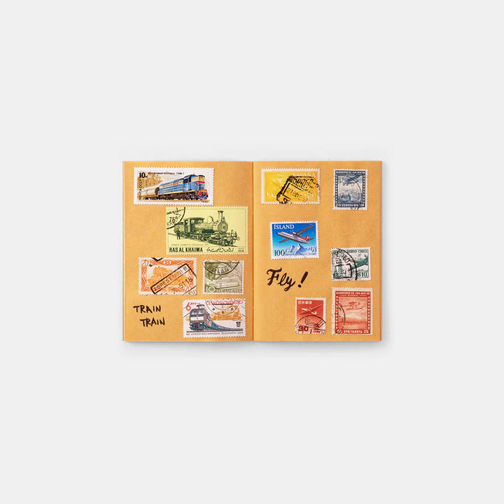 TRAVELER'S FACTORY Original Refill Kraft Yellow | Passport Size