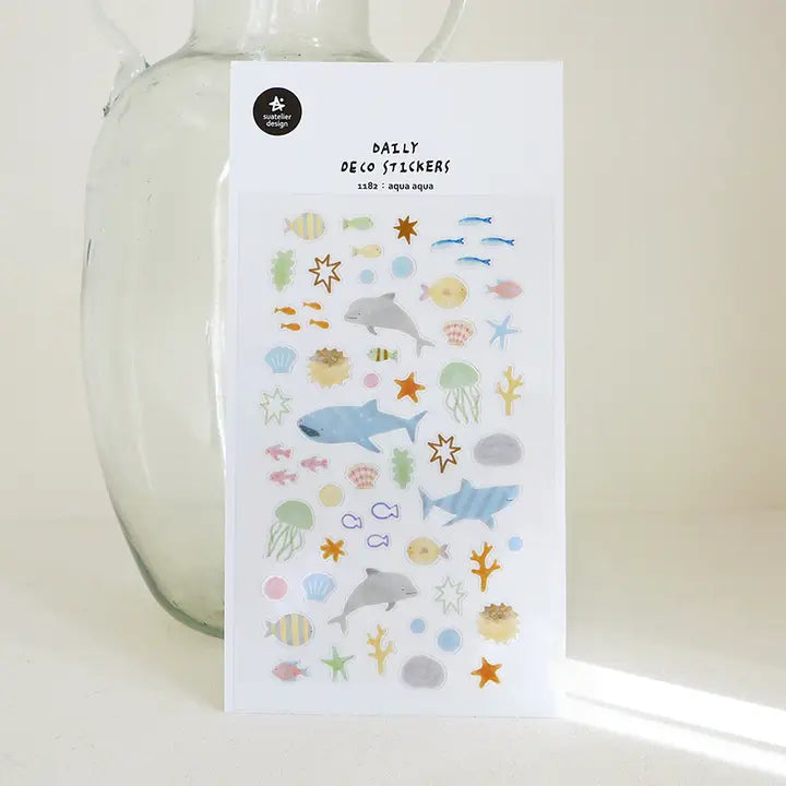 Suatelier Aqua Aqua Stickers Set