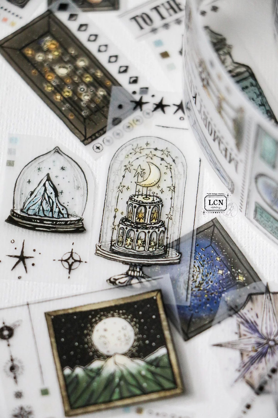 LCN Pieces of the Universe UV Printing Matte PET Tape