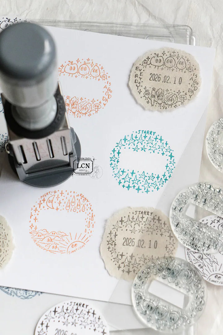 Good Day Date Stamp | Set of 3