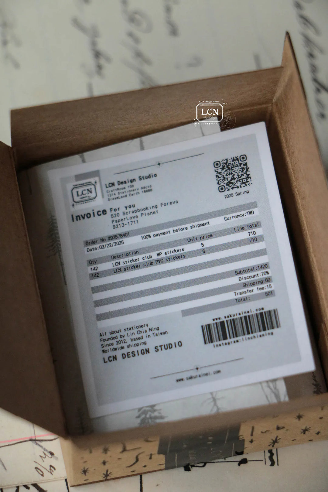 LCN x Sticker Club | A Box Full of Joy Sticker Set