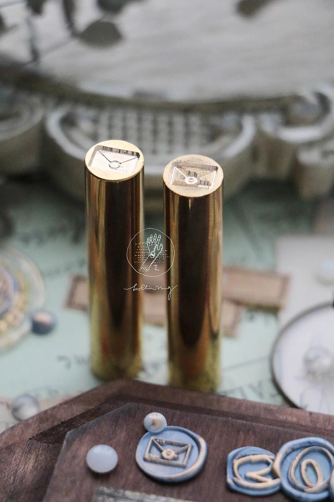 LCN Classic Mail Mini Double-Sided Wax Seal Set