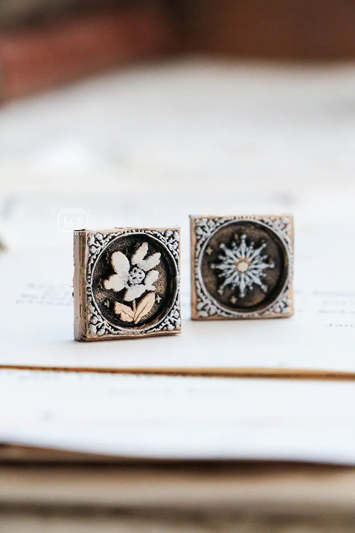 LCN Antique Photo Frame 2 Wax Seal Stamp