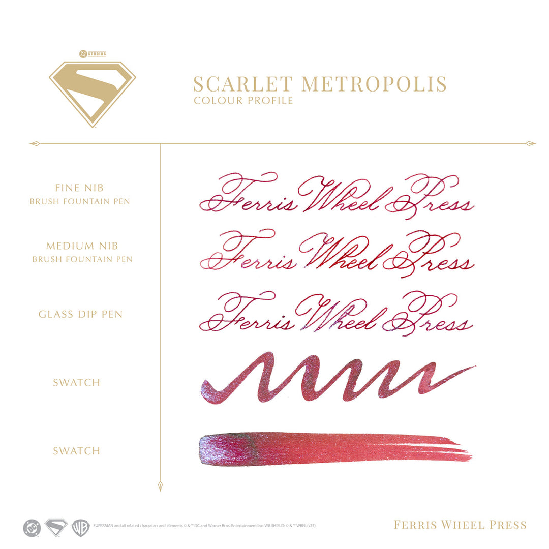 The Voice of Metropolis | Superman Pen and Ink Set | Limited Edition