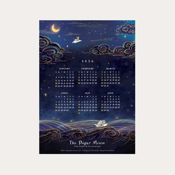 2026 Calendar Card