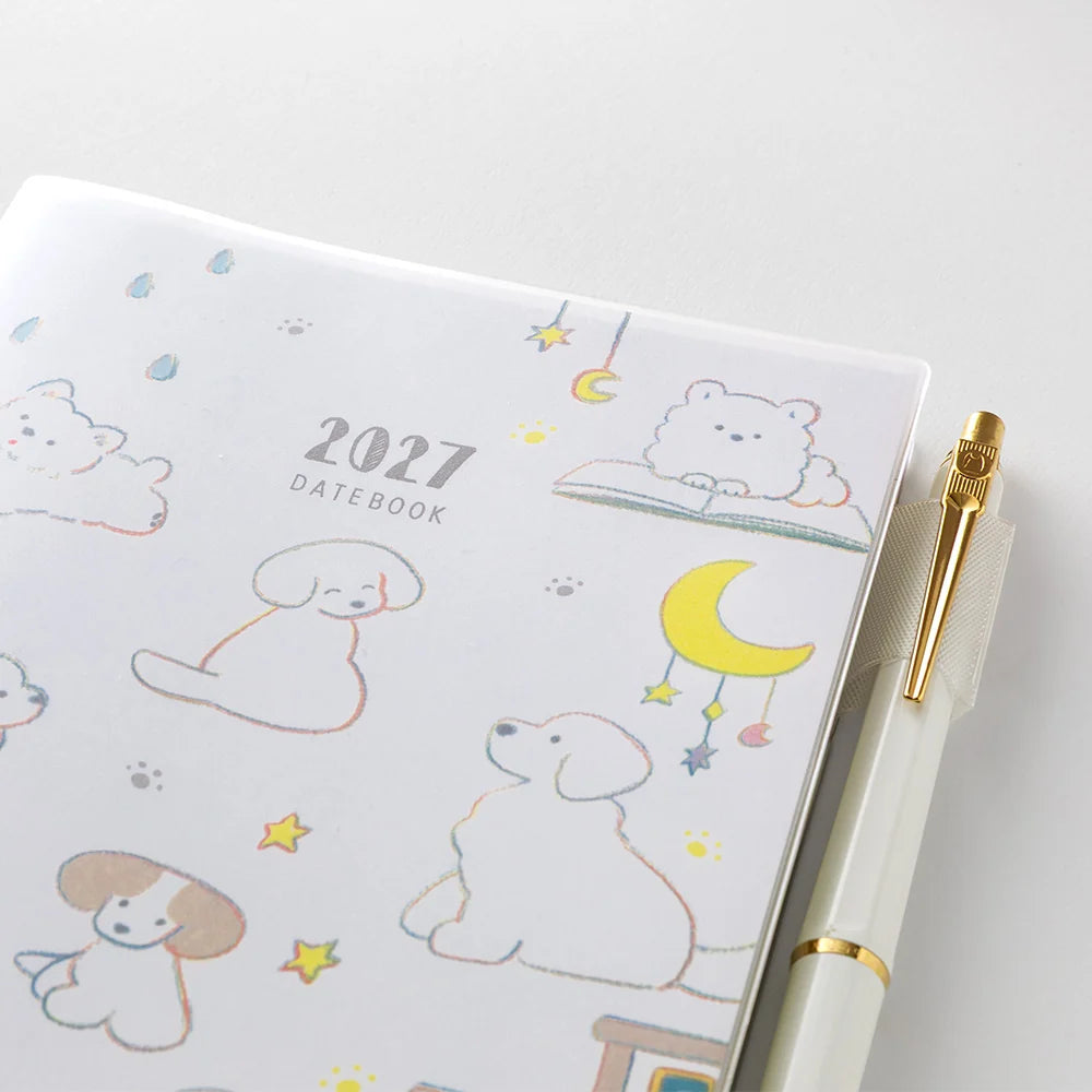 Midori 2026 Pocket B6 Weekly Diary | Dog
