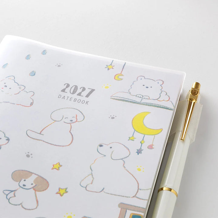 Midori 2026 Pocket B6 Weekly Diary | Dog