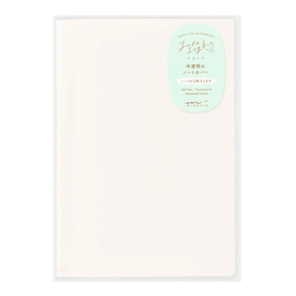 Clear Cover for B6 Yuru Log Notebook