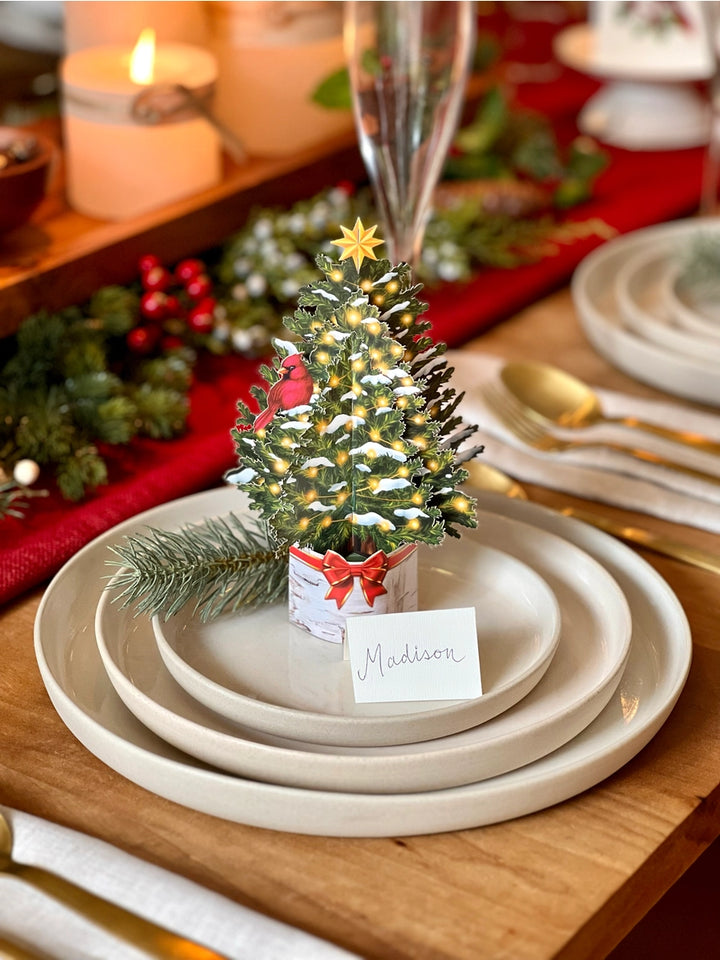 Merry Christmas Tree Mini Pop-Up Card