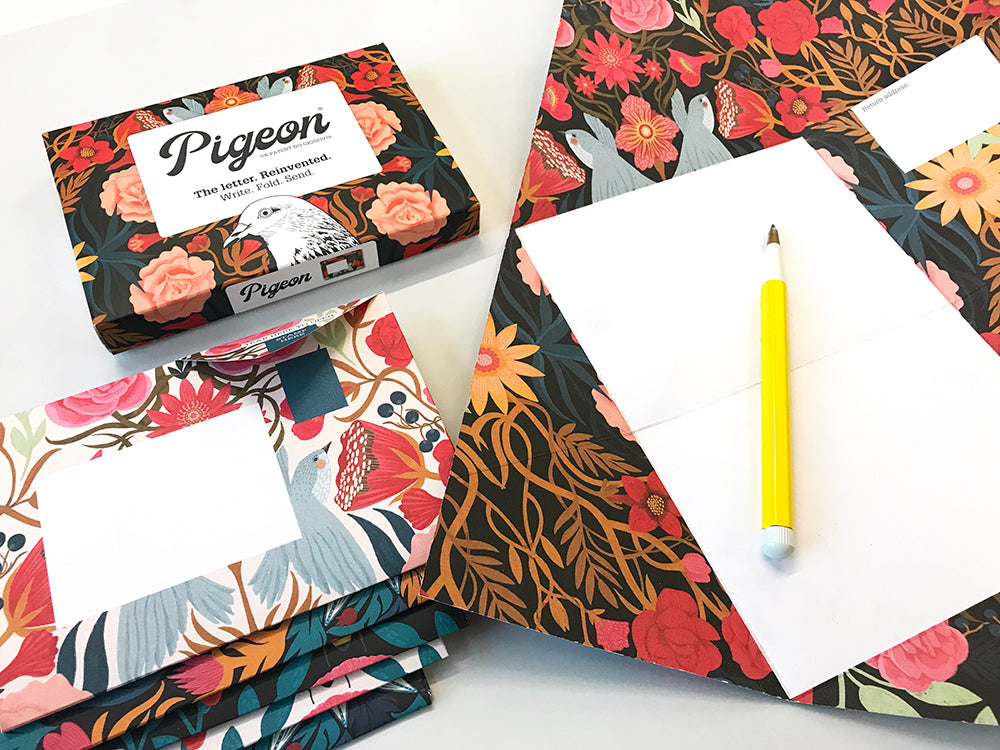 Bright & Beautiful Pigeons Folded Origami Lettering Set
