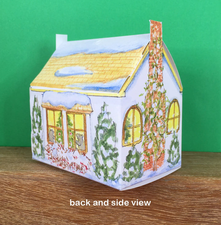 Mouse House Christmas Tree Ornament