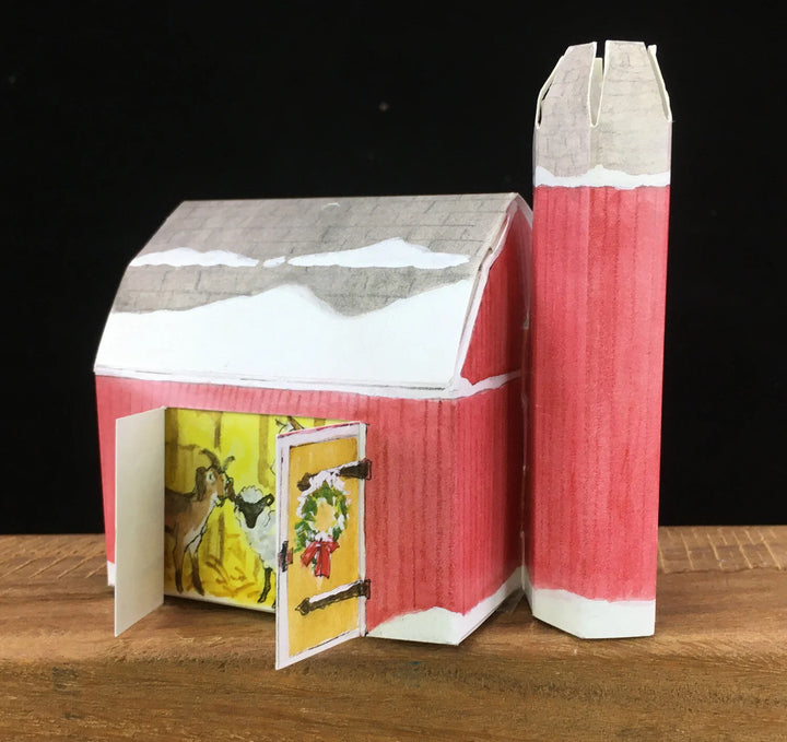 Farm Barn Christmas Tree Ornament