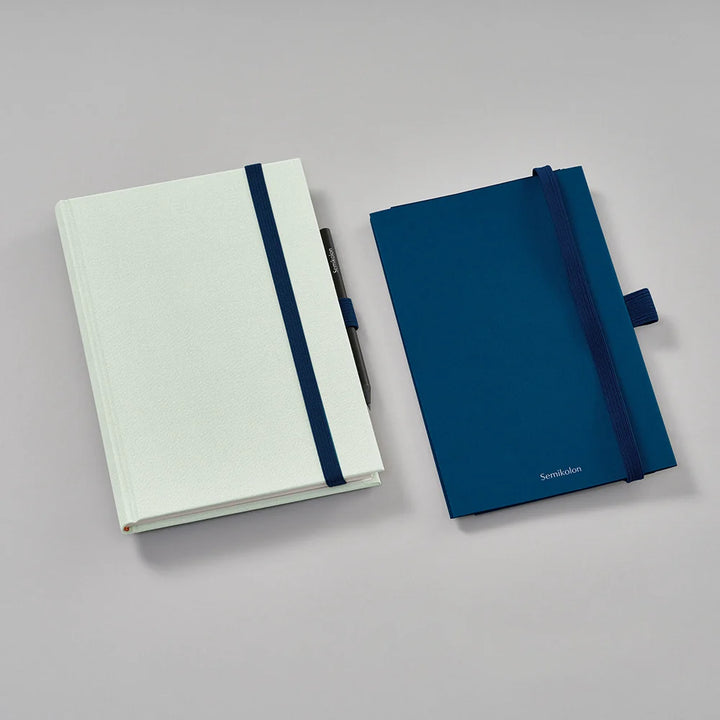 Semikolon Patch Pocket for A5 Notebook | Marine