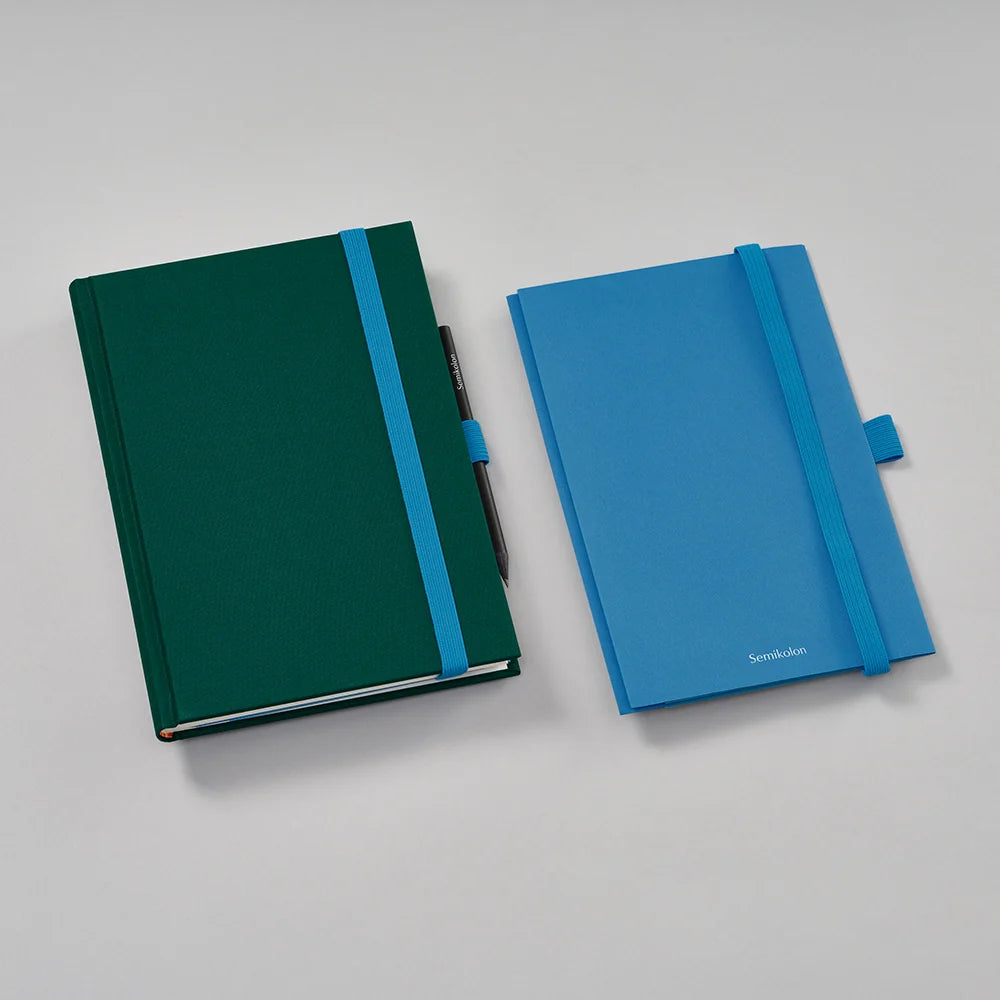 Semikolon Patch Pocket for A5 Notebook | Azzuro