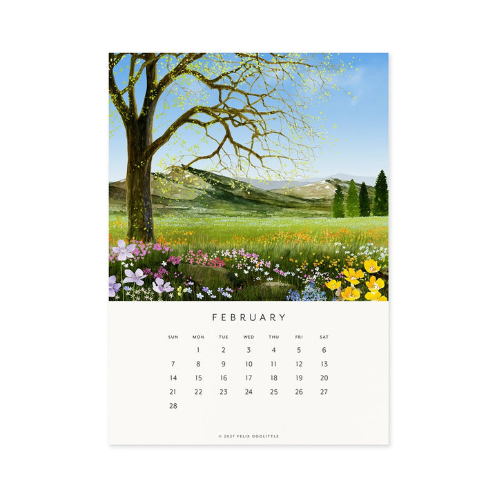 Drawn To Nature | 2027 Desk Calendar