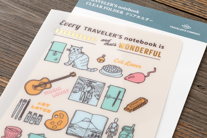 TRAVELER'S notebook Clear Folder | Regular Size | 2027 Edition