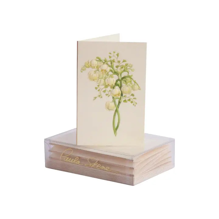 Lily Twist Enclosure Card | Set of 6