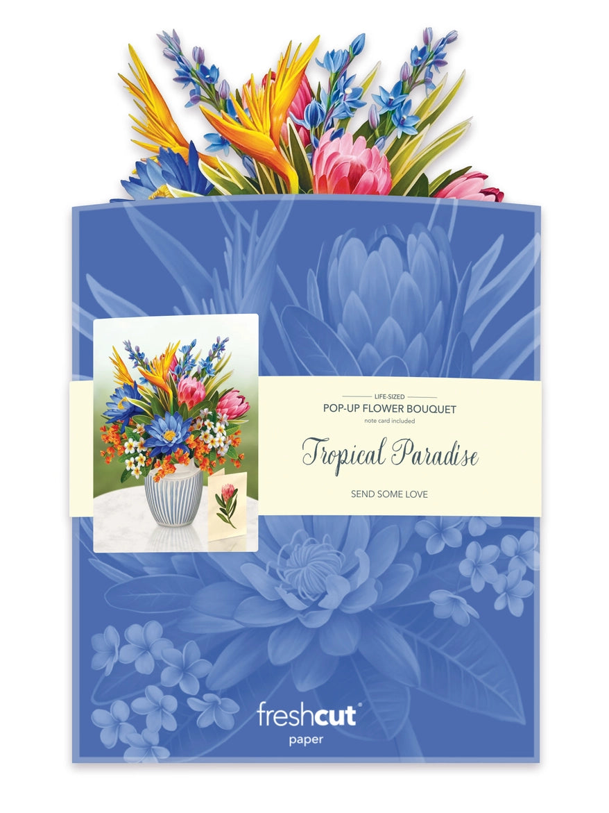 Tropical Paradise Large Pop-Up Card