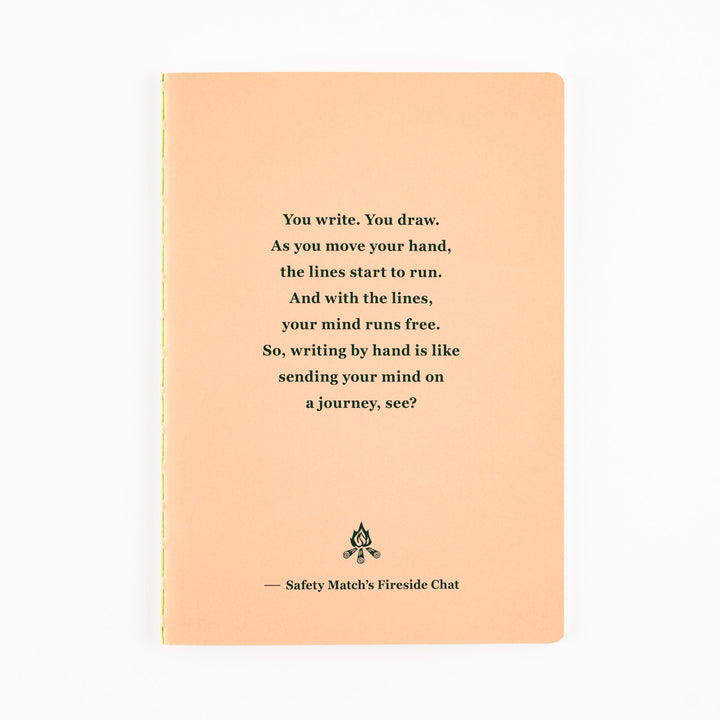 Fireside Chat Lined Notebook