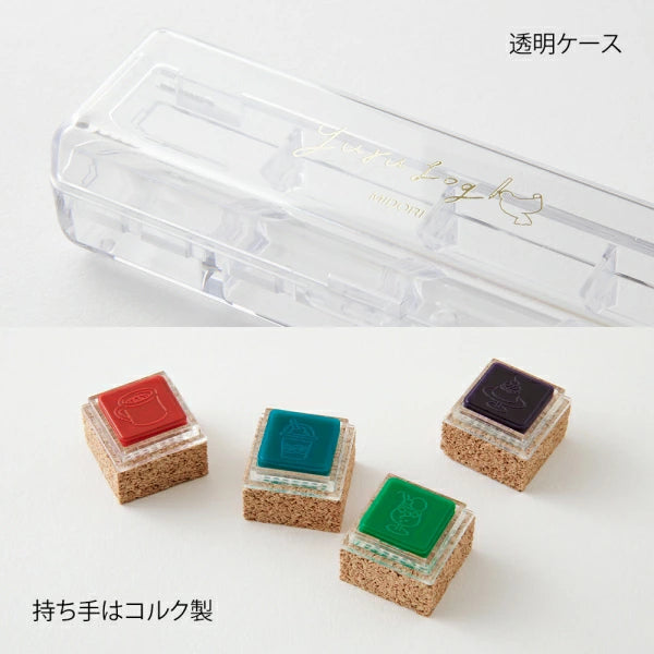 Yuru Log Pre-Inked Paintable Stamp | Cafe