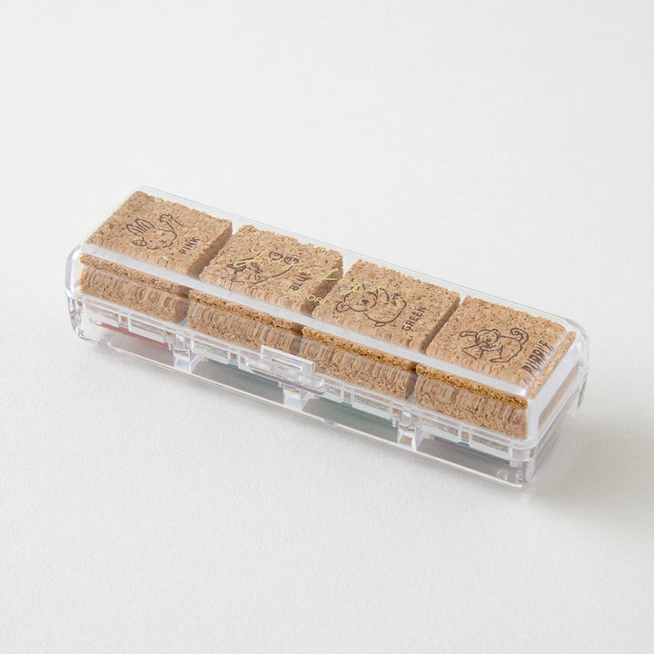 Yuru Log Pre-Inked Paintable Stamp | Animals